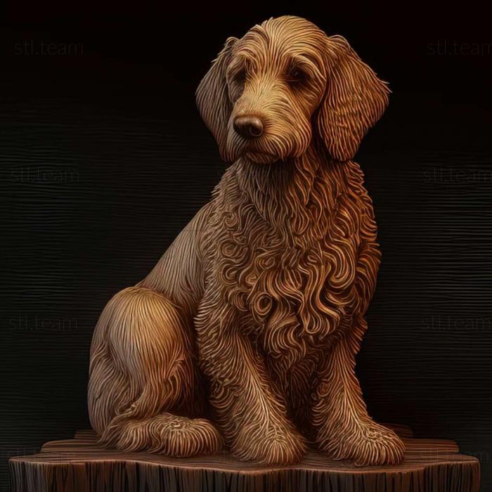 3D model Poodle Pointer dog (STL)